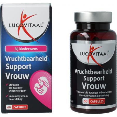 Lucovitaal Vruchtbaarheid support vrouw