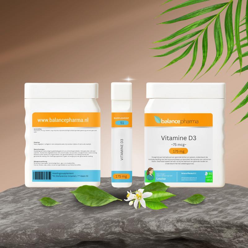 Supplements Vitamine D3 75mcg