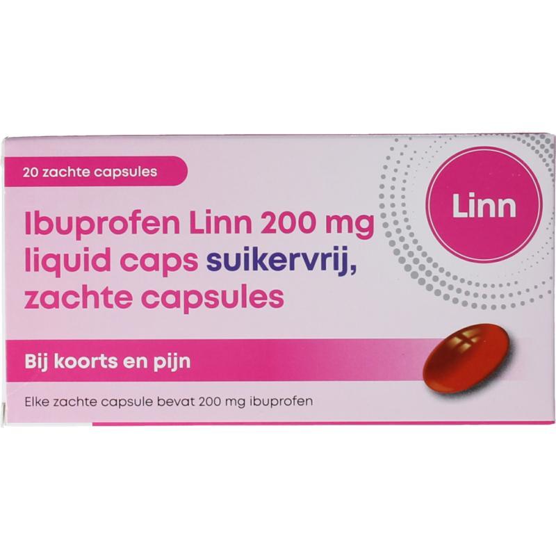 Linn Ibuprofen liquid 200mg suikervrij Linn Ibuprofen liquid 200mg suikervrij