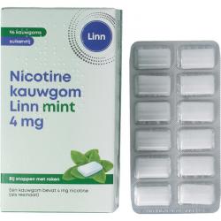 Linn Nicotine kauwgom 4mg mint