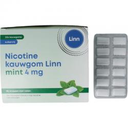 Linn Nicotine kauwgom 4mg mint