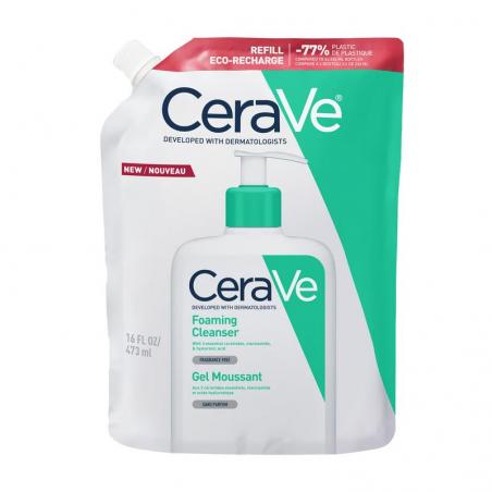 Cerave Reinigingsgel schuimend normale huid navul
