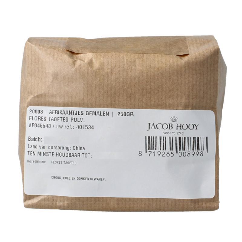 Jacob Hooy afrikaantjes gemalen