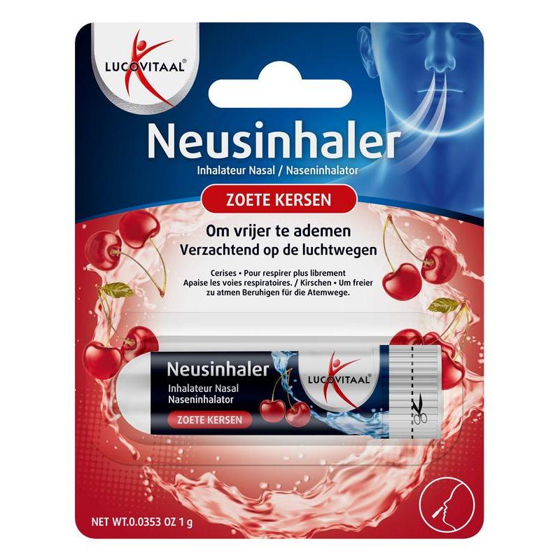 Lucovitaal neusinhaler zoete kersen