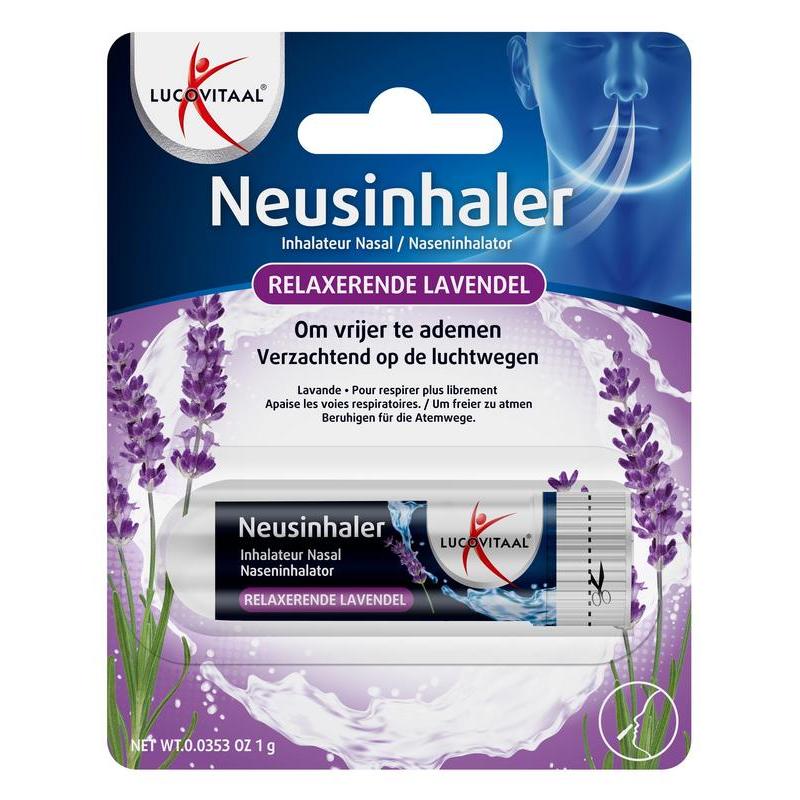 Lucovitaal neusinhaler relax lavendel