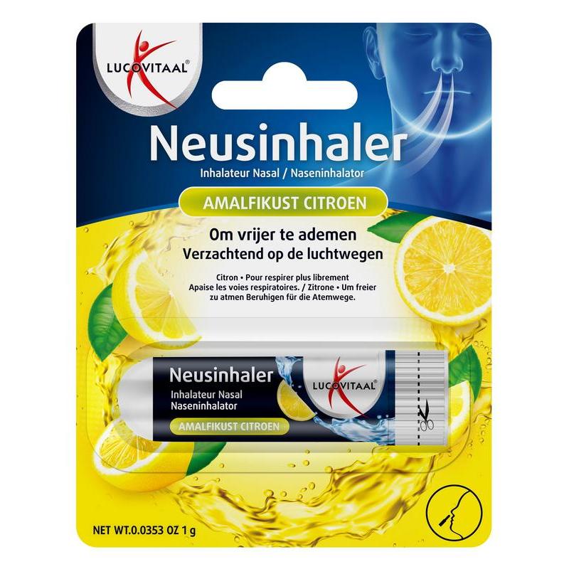 Lucovitaal neusinhaler amalfik citroen