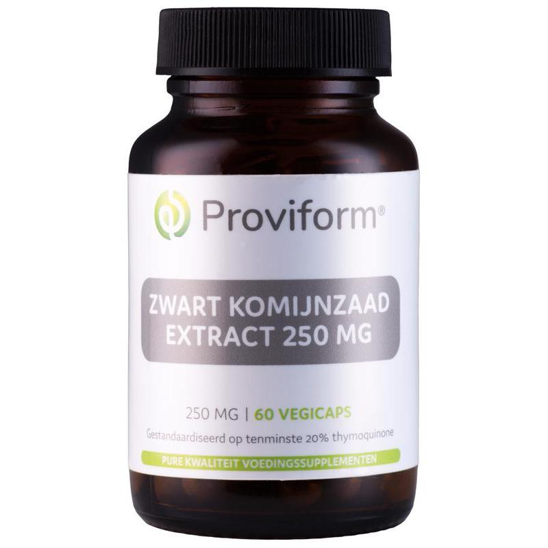 Proviform zwart komijnzaad 250mg