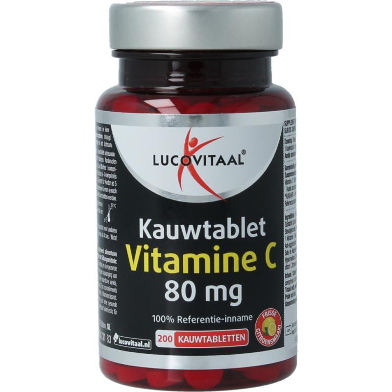 Lucovitaal vitamine c 80mcg citroen