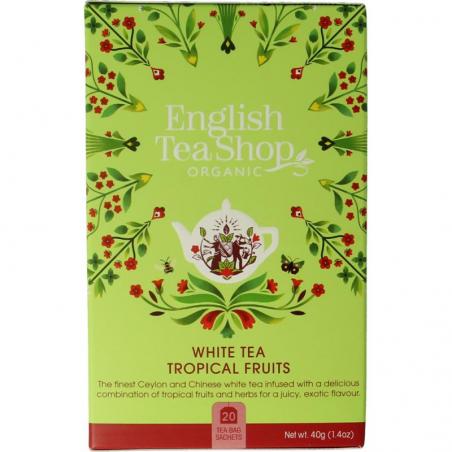 White tea tropical fruits bio