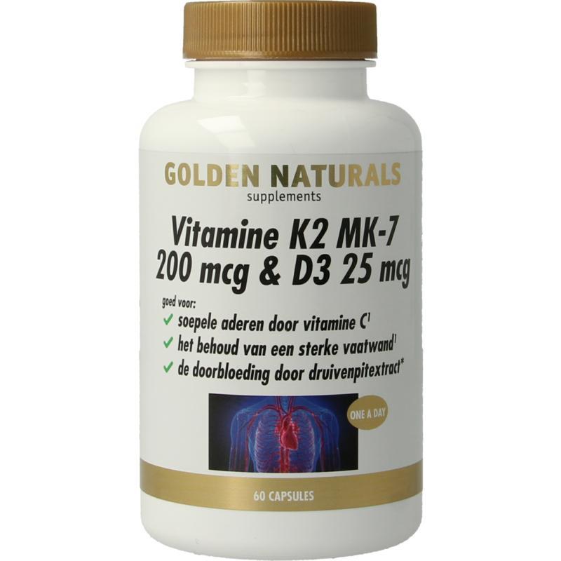 Vitamine K2 200mcg & D3 25mcg