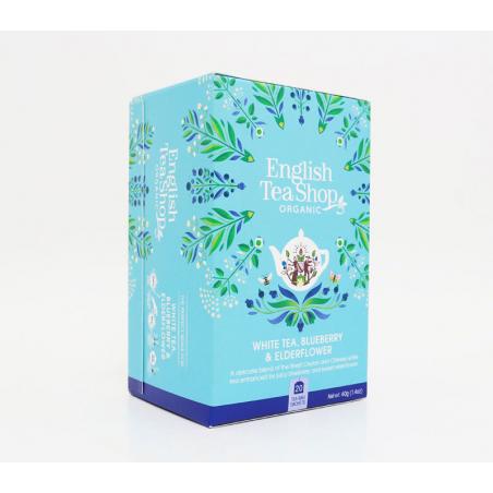White tea blueberry & elderflower bio