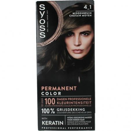 Syoss Color baseline 4-1 midden bruin