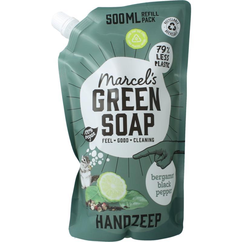 Handzeep bergamot & black pepper navul