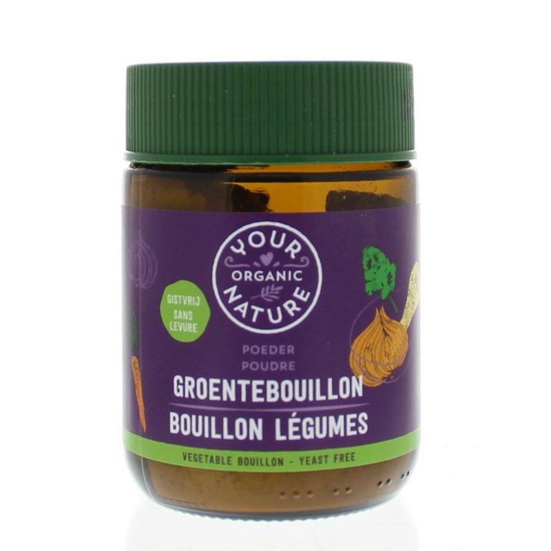 Groentebouillonpoeder zonder gist bio