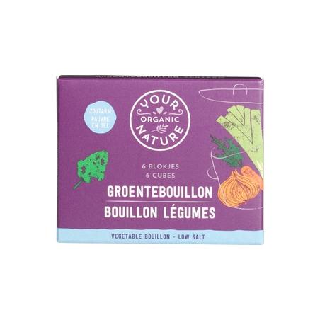 Heldere groentebouillon zoutarm bio