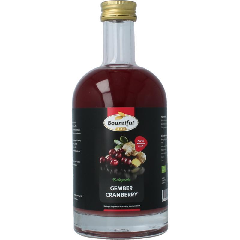Bountiful gember sap cranberry bio