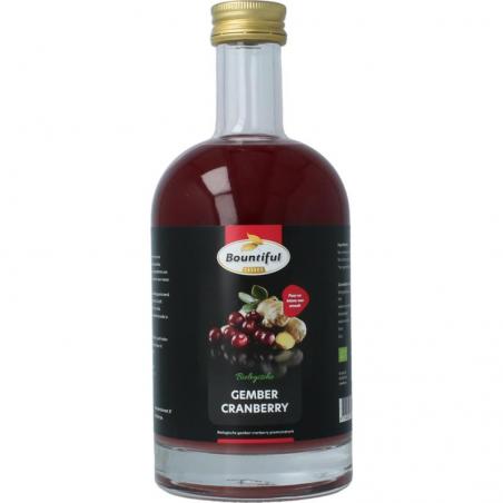 Bountiful gember sap cranberry bio