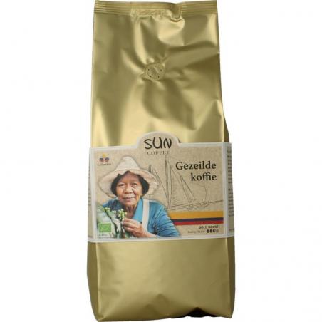 Sun Coffee gezeilde koffiebonen gold bio