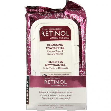 Cleansing towel anti-aging
