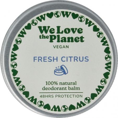 We Love deodorant balm fresh citrus ve