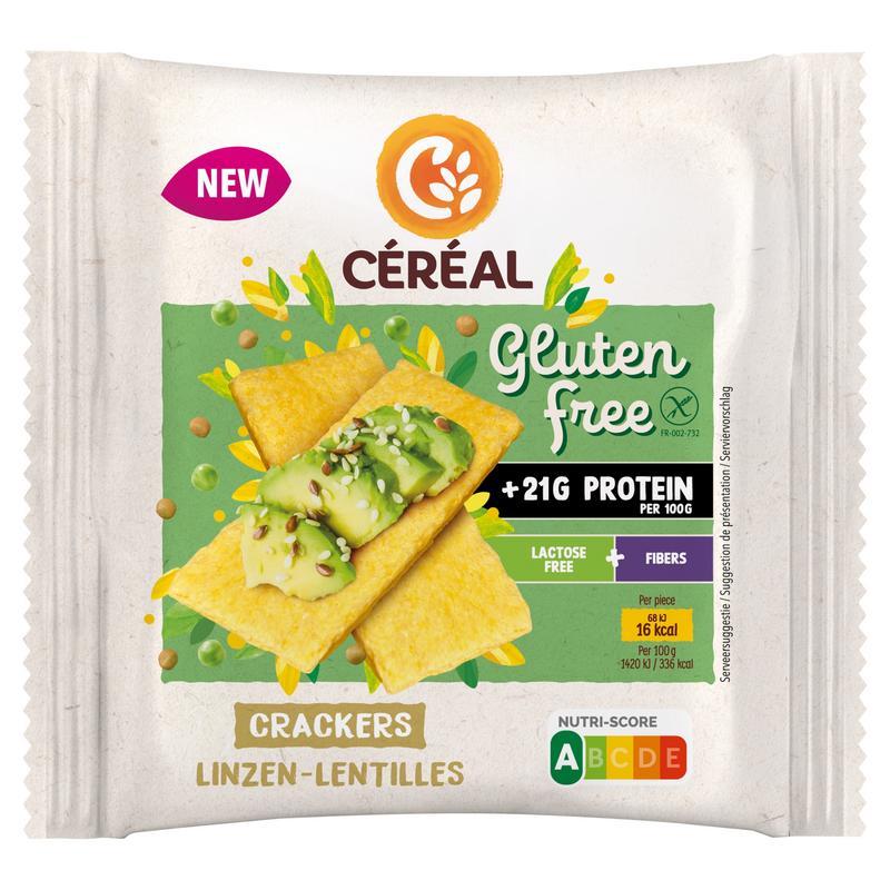 Cereal linzen crackers glut&lact vrij