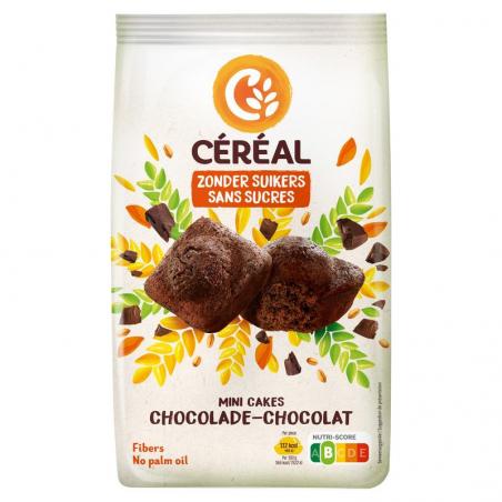 Cereal mini cakes choco zonder suiker