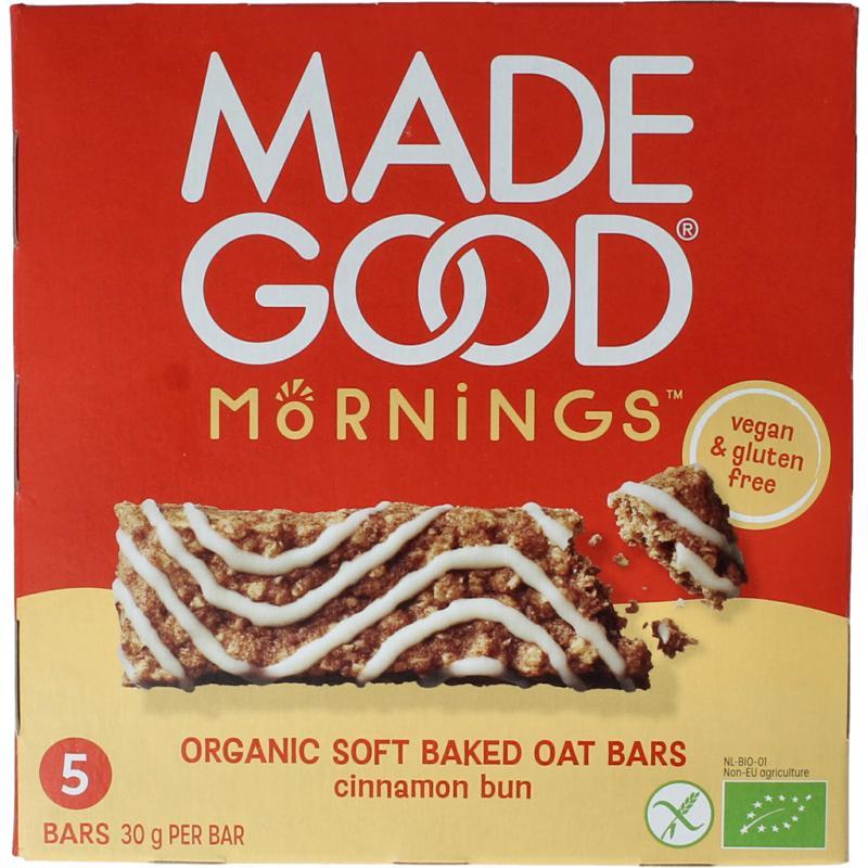 Morning bar cinnamon bun bio