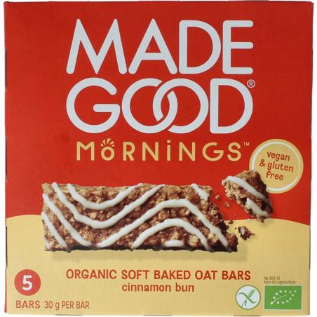 Morning bar cinnamon bun bio
