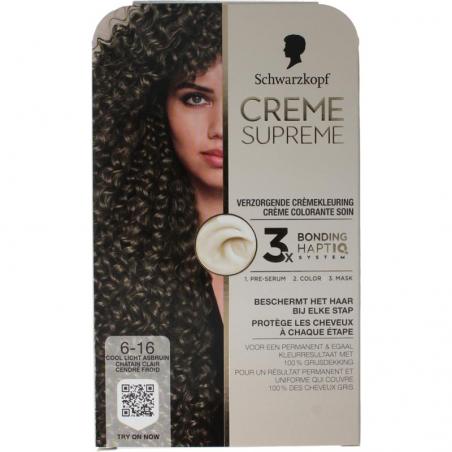 Schwarzkopf Creme supreme 6-16 licht bruin