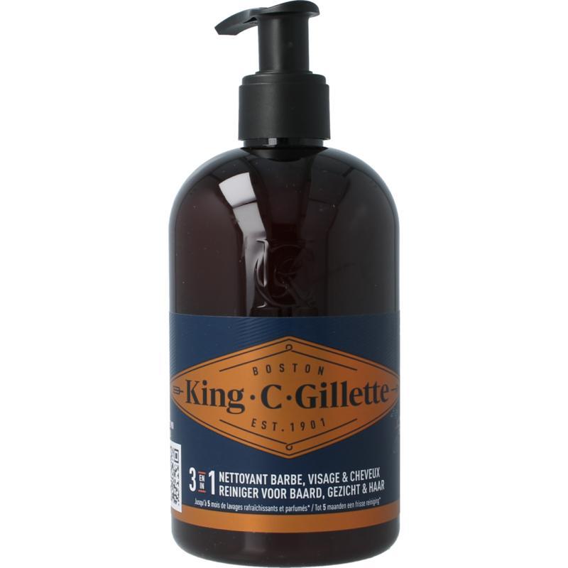 Gillette kcg baard en gezichts reiniger Gillette kcg baard en gezichts reiniger