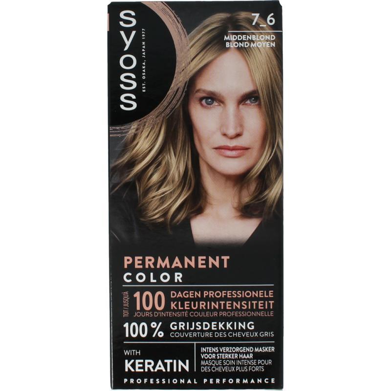 Syoss Color baseline 7-6 middle blond