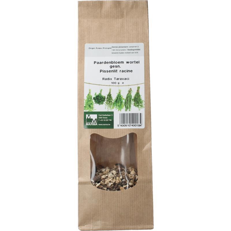 Marma Paardenbloem wortel gesneden
