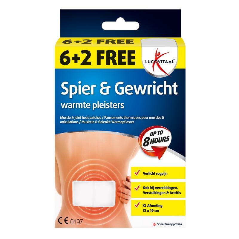 Lucovitaal spier & gewricht warmte pleist