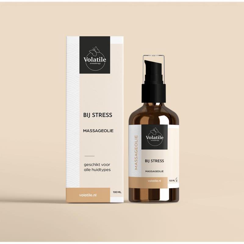 Volatile massageolie bij stress