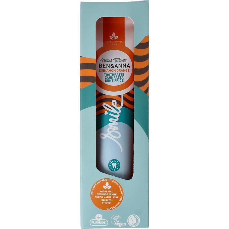Ben & Anna toothpaste smile cinnam orange