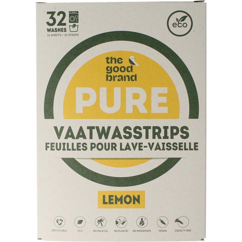 The Good Brand vaatwasstrips lemon