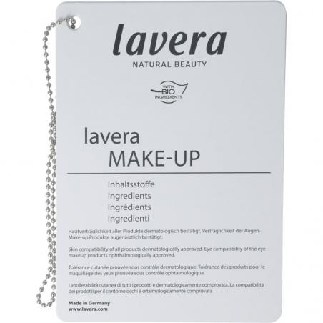 Lavera colour cosm inci boekje