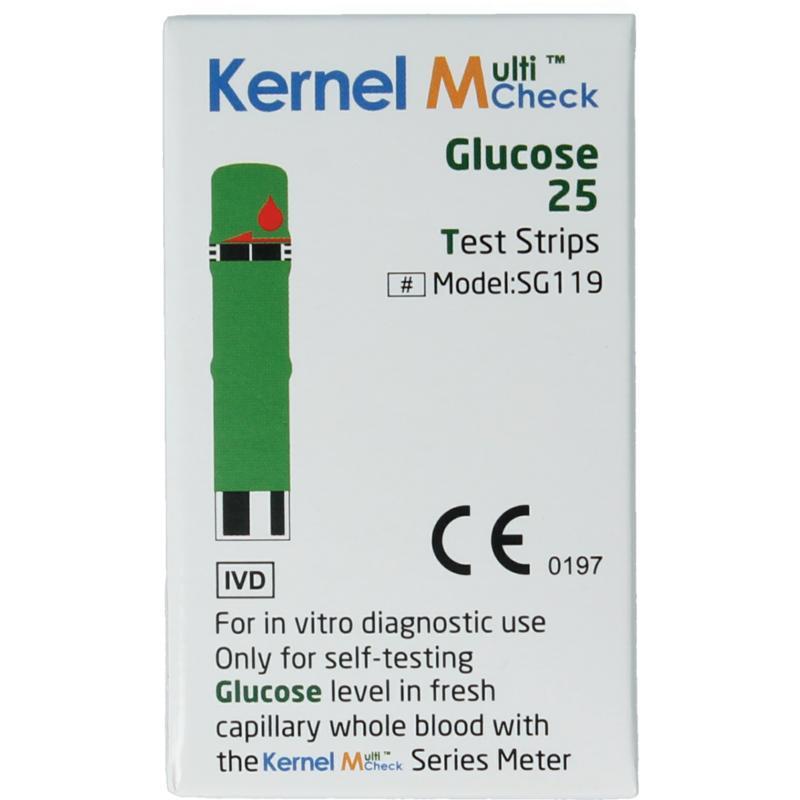 Multicheck glucose teststrips
