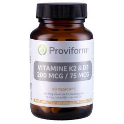 Proviform vitamine k2 200mcg & d3 75mcg