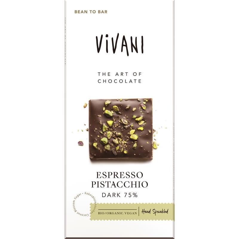 Vivani esprsso pistacchio drk 75% bio