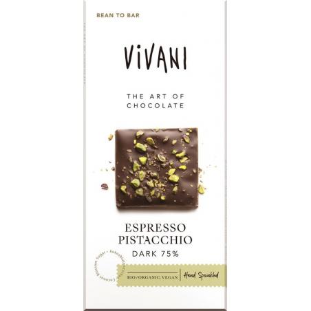 Vivani esprsso pistacchio drk 75% bio