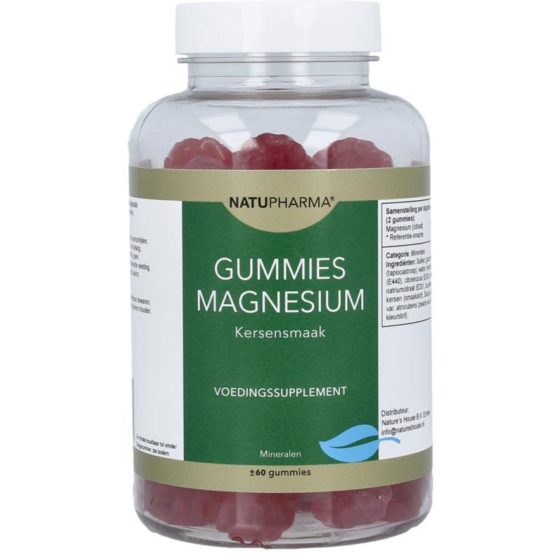 Natupharma gummies magnesium kersensmaak