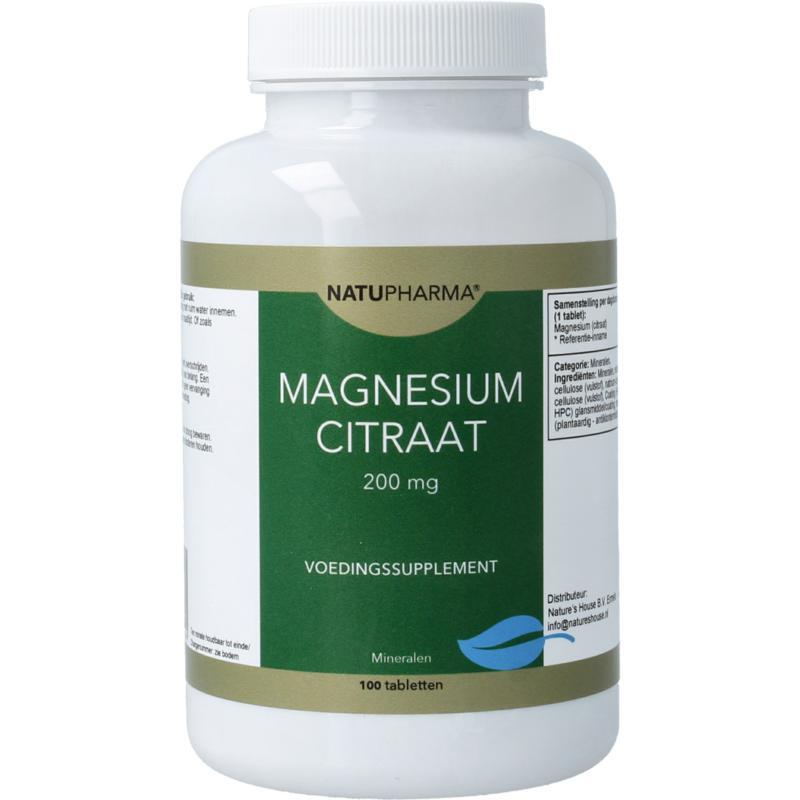 Natupharma magnesium citraat 200mg