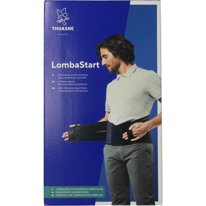Thuasne lombastart rugbrace grijs mt 2
