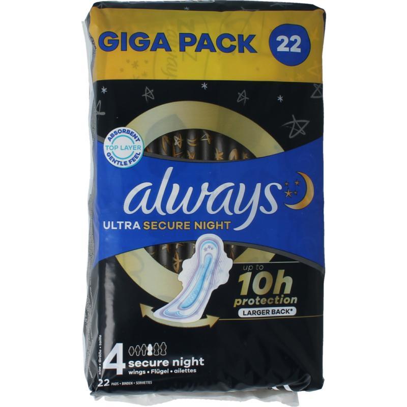 Always Always ultra pads sec night gp