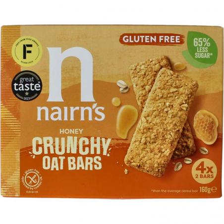 Nairns crunchy oat bars honey gv