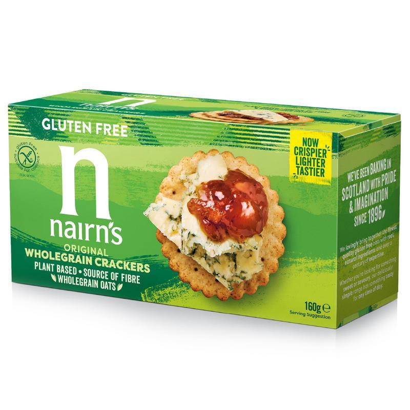 Nairns volkoren crackers glutenvrij