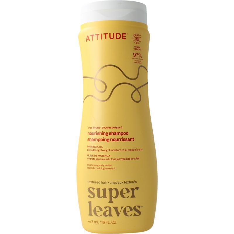 Attitude Shampoo moringa oil curl nourighing type 3