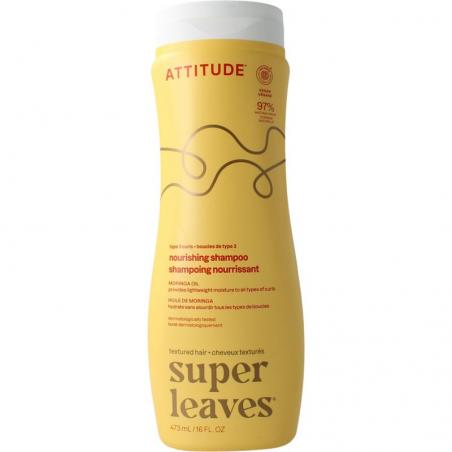 Attitude Shampoo moringa oil curl nourighing type 3