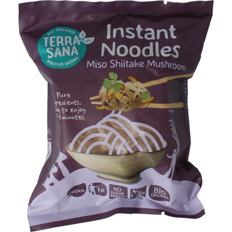 Terrasana instant noodles shiitake mush